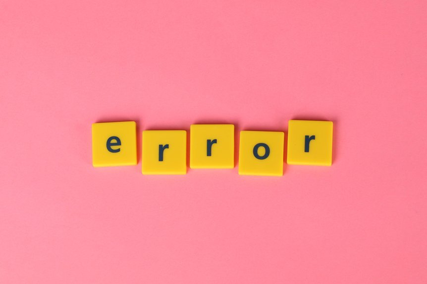 practical advice for errors